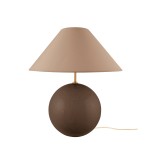 Lampa stołowa kula ze stożkowym kloszem Iris 35, Mocha - Globen Lighting