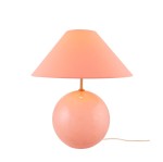 Lampa stołowa kula ze stożkowym kloszem Iris 35, Blush - Globen Lighting