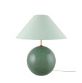 Lampa stołowa kula ze stożkowym kloszem Iris 35, zielona - Globen Lighting