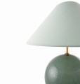 Lampa stołowa kula ze stożkowym kloszem Iris 35, zielona - Globen Lighting