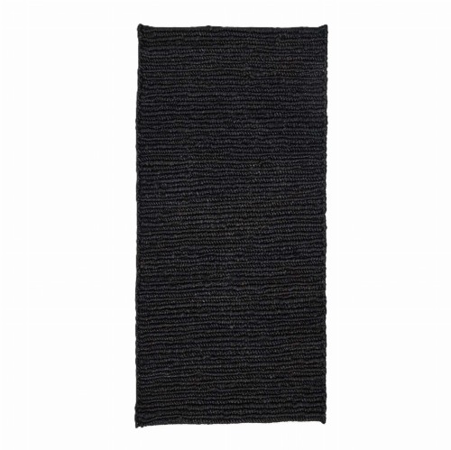 Dywanik z konopi Sumak 80x150, czarny - Tell Me More