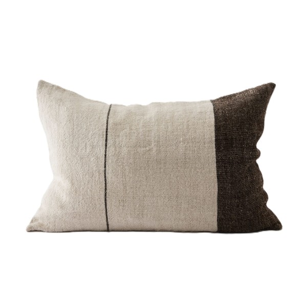 Decorative jute pillow 45x45 Bombay Stripes - Pomax