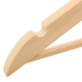 Drewniane wieszaki na ubrania 44,5 cm, 8 sztuk - 5five