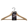 Drewniane wieszaki na ubrania 44,5 cm, 4 sztuki - 5five