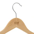Drewniane wieszaki na ubrania 44,5 cm, 4 sztuki - 5five
