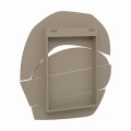 Designerska dekoracja na ścianę Wood Block, natural Fog - UNC