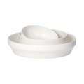 Porcelanowe miski do makaronu Kojin białe, 4 szt - Pomax