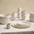Porcelanowe talerzyki do ciast Kojin białe, 4 szt - Pomax