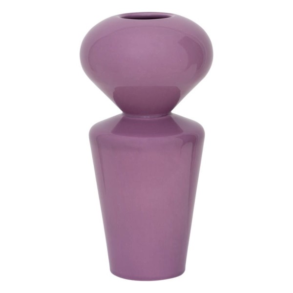 Ceramiczny wazon na kwiaty Freja, fioletowy - UNC