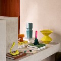 Geometryczny wazon ceramiczny Zale, limonkowy żółty - UNC