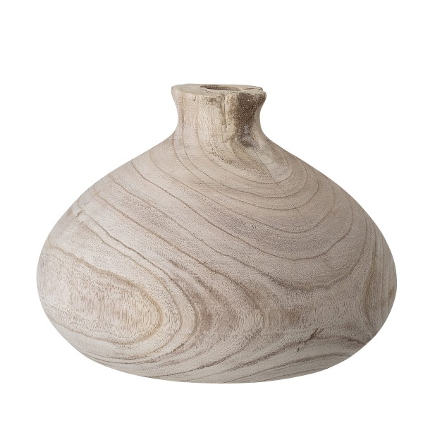 Drewniany wazon z drewna paulownia Deco - Bloomingville