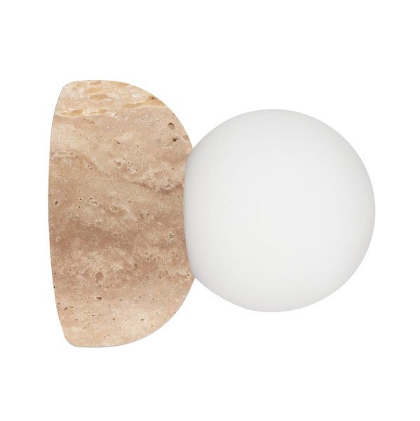 Kinkiet plafon sufitowy Torrano 13, IP44, trawertyn - Globen Lighting