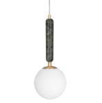 Lampa kula wisząca Torrano 15, marmur zielony - Globen Lighting