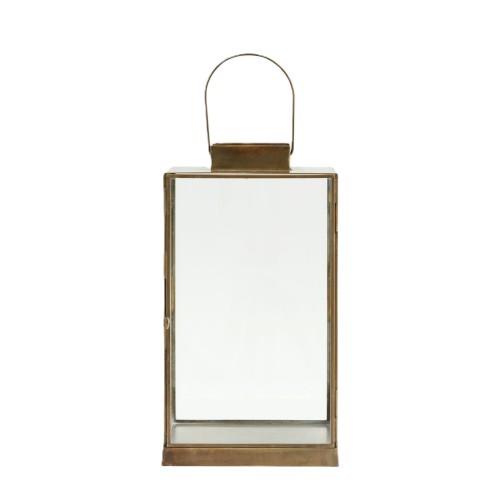 Szklany lampion z efektem postarzania Antique 35 - Nordal