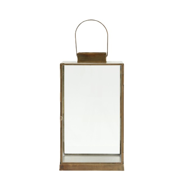 Szklany lampion z efektem postarzania Antique 35 - Nordal