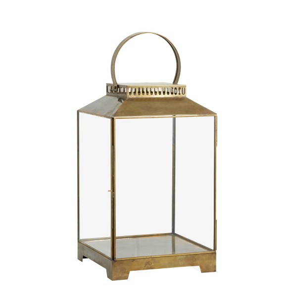 Lampion mosiężny szklany Bitra 48 - Nordal