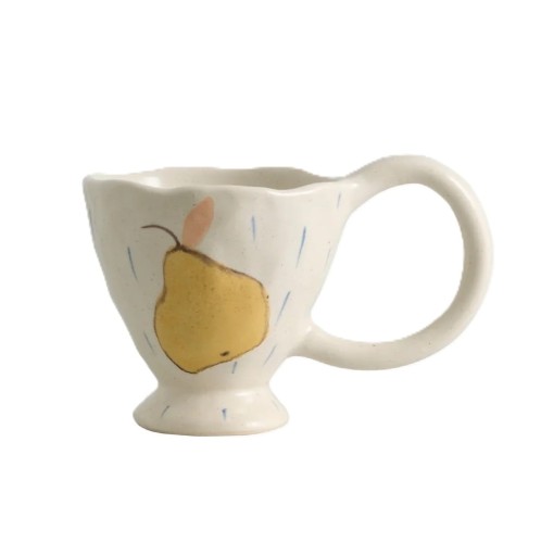 Kubek ceramiczny z dużym uchem Pera Atelier Forma 300 ml - Nordal