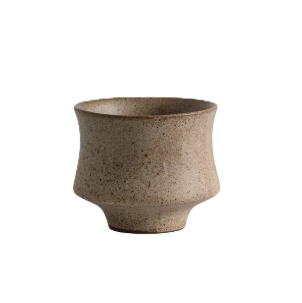 Kubek do espresso bez ucha z kamionki Inez Sand, 4 szt - Nordal
