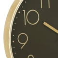 Nowoczesny zegar na ścianę Plast 3D, khaki - Atmosphera