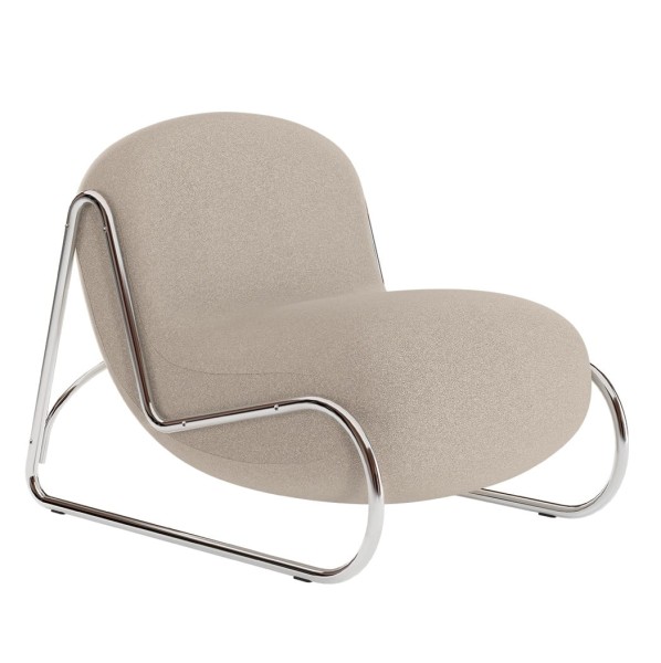 Fotel tapicerowany Boho, Zero boucle - NORR11