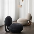 Fotel wypoczynkowy do salonu Cooper Wood, Giada - NORR11