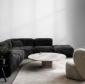 Ekskluzywny fotel obrotowy do salonu Little Big Sheepskin skóra wełna owcza - NORR11