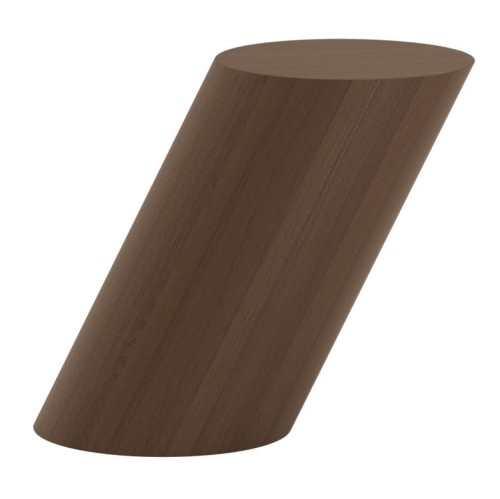 Stolik pomocniczy do kanapy Tilt, fornir dębowy, Dark Smoked - NORR11