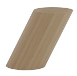 Stolik pomocniczy do kanapy Tilt, fornir dębowy, Natural - NORR11