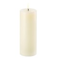 Świeca na baterie z ruchomym płomieniem, walec Led, 7,8x20, Ivory - Uyuni