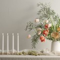 Minimalistyczny świecznik na pojedynczą świecę stożkową Light złoty, 2pak - Uyuni