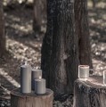 Świeca walec Outdoor zewnętrzna LED z ruchomym płomieniem 8,4x10 cm, Sandstone - Uyuni