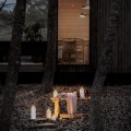 Świeca walec Outdoor zewnętrzna LED z ruchomym płomieniem 8,4x10 cm, biała - Uyuni