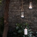 Świeca walec Outdoor zewnętrzna LED z ruchomym płomieniem 8,4x15 cm, biała - Uyuni
