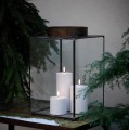Świeca walec Outdoor zewnętrzna LED z ruchomym płomieniem 8,4x20 cm, biała - Uyuni