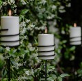 Świeca walec Outdoor zewnętrzna LED z ruchomym płomieniem 8,4x20 cm, biała - Uyuni