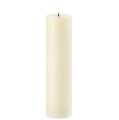 Świeca na baterie z ruchomym płomieniem, walec Led, 5,8x22, Ivory - Uyuni