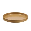 Okrągła podstawka pod świece Grenada 10 cm, Honey Mustard - Moods and More