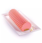 Mata do tortu musowego Magic Buche 3D, silikonowa - Silikomart