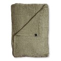 Narzuta na łóżko 160x260 z bawełny organicznej Dani, Sage - Himla