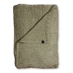 Narzuta na łóżko 160x260 z bawełny organicznej Dani, Sage - Himla