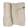 Obrus z falbanką lniany 170x170 Volin Oatmeal - Himla