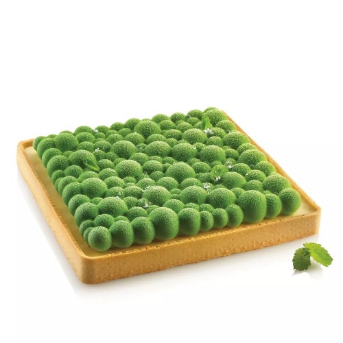 Forma do tarty Kit Tarte Ring Bubble 20x20 cm, zestaw - Silikomart