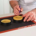 Foremka do mini tart silikonowa z ringami Kit Tarte Ring Round Ø8 cm, zestaw - Silikomart