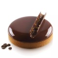 Forma do tarty z ringiem i formą silikonową Kit Tarte Ring Palet Ø15 cm, zestaw - Silikomart