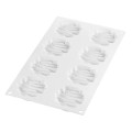 Forma do mini tart silikonowa z ringami Kit Tarte Ring Honoré Ø8 cm, zestaw - Silikomart