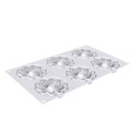 Forma do mini tart 3D Kit Tarte Ring Bloom Ø8 cm, zestaw - Silikomart