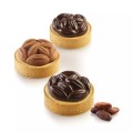 Forma do mini tart Kit Tarte Ring Cocoa Ø7 cm, zestaw - Silikomart