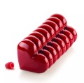 Forma silikonowa do ciasta podłużna w kształcie serca Coeur - Silikomart
