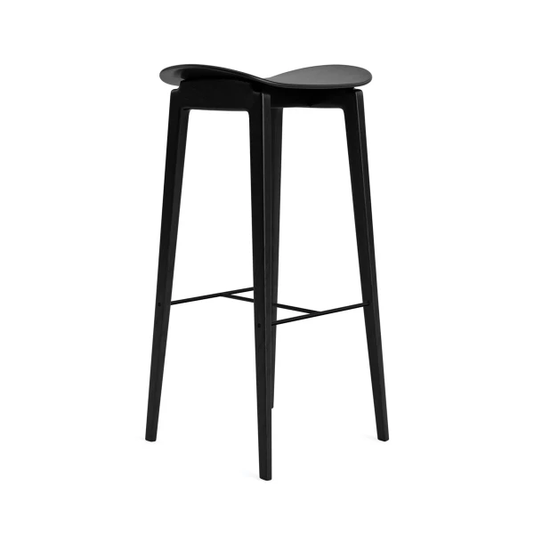 Hoker stołek barowy NY11 75, dąb czarny Black - NORR11