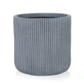 Donica z włókna ceramicznego Ø 45 cm, szara - Polnix